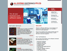 Tablet Screenshot of all-systems.com.au